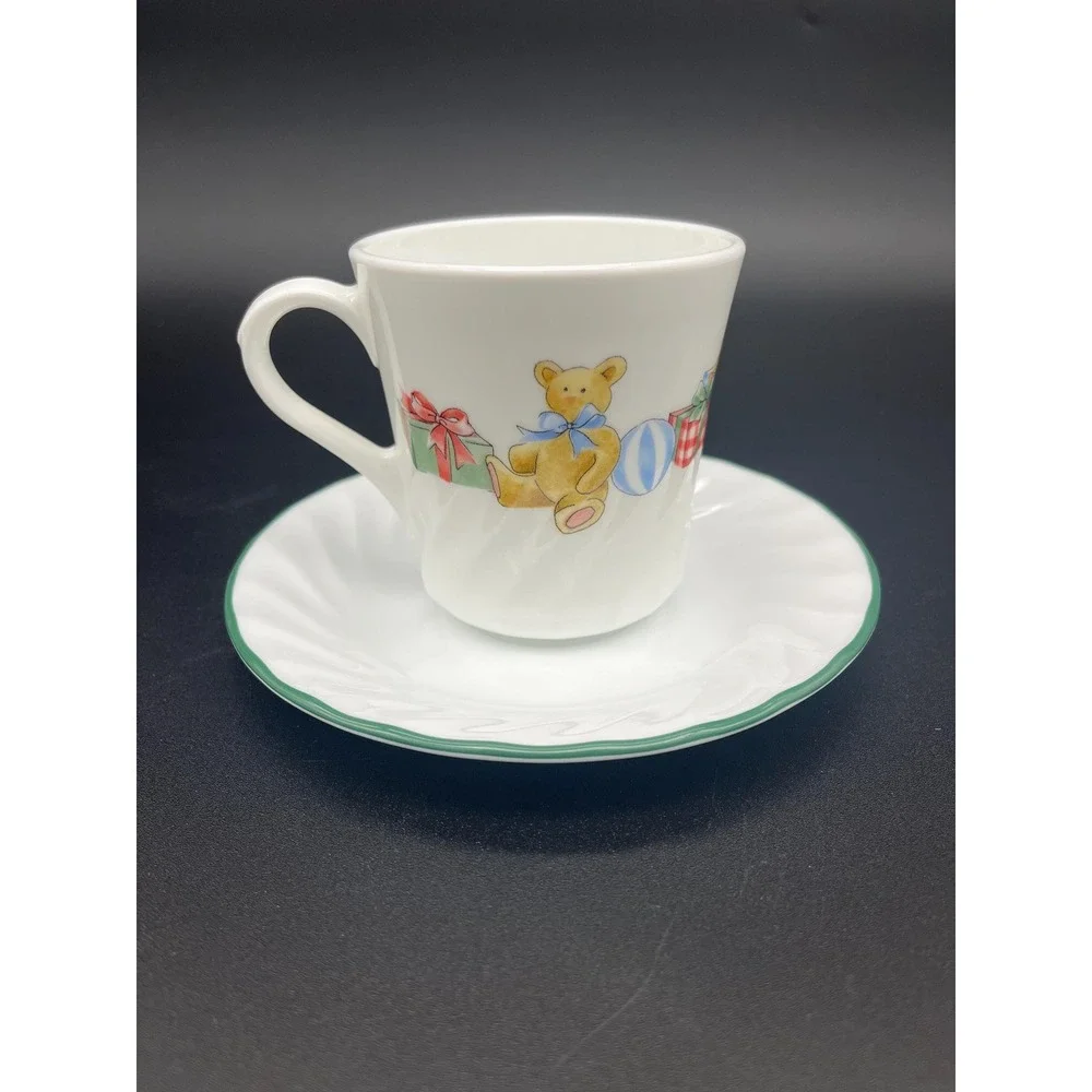 Corelle Holiday Magic Tea Cup Set 2 Pieces Coffee Mug Set